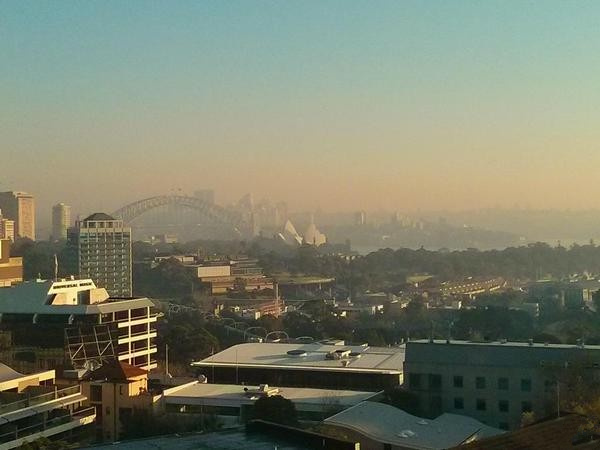 【新闻】悉尼中”霾伏”了?浓雾锁城空气质量差到爆(图)