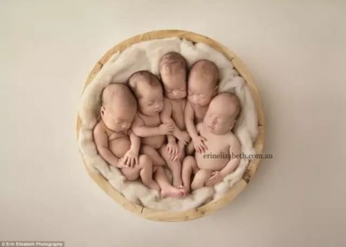 有2个娃，再生5胞胎 澳洲妈妈每周换350块尿布，服气！